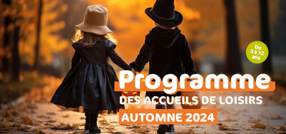 Accueil de Loisirs pour les 3 à 12 ans durant les vacances d'automne